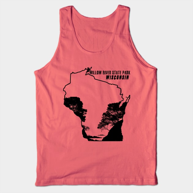 Willow river state park - Print on demand product Tank Top by TeeText